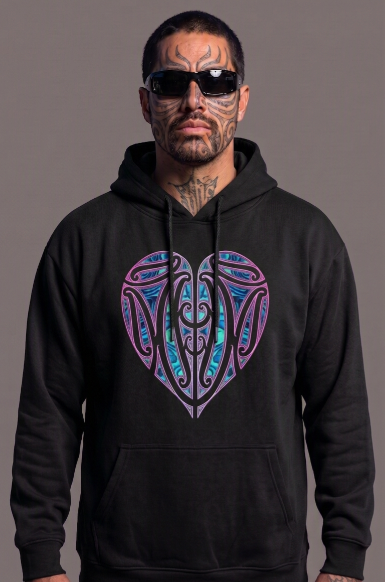 Taku Ngakau Maori Design Hoodie