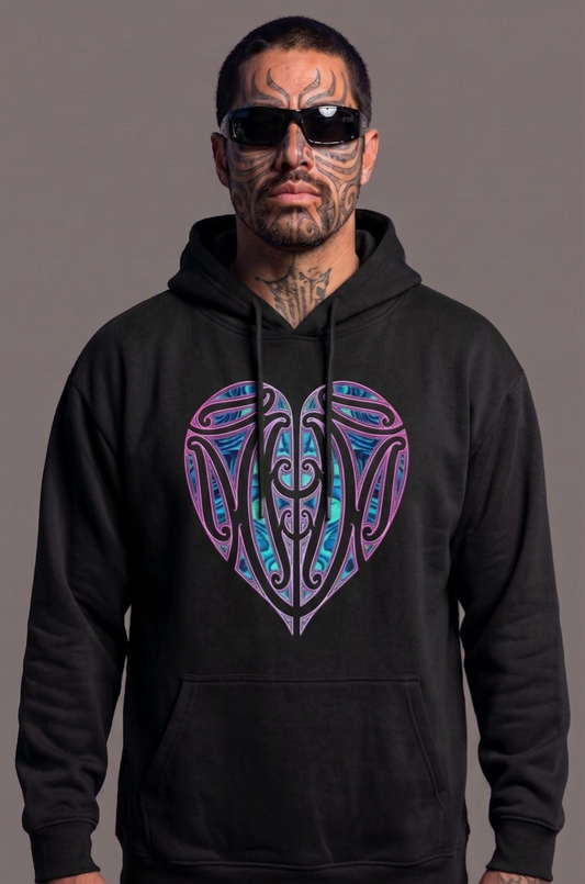 Taku Ngakau Maori Design Hoodie