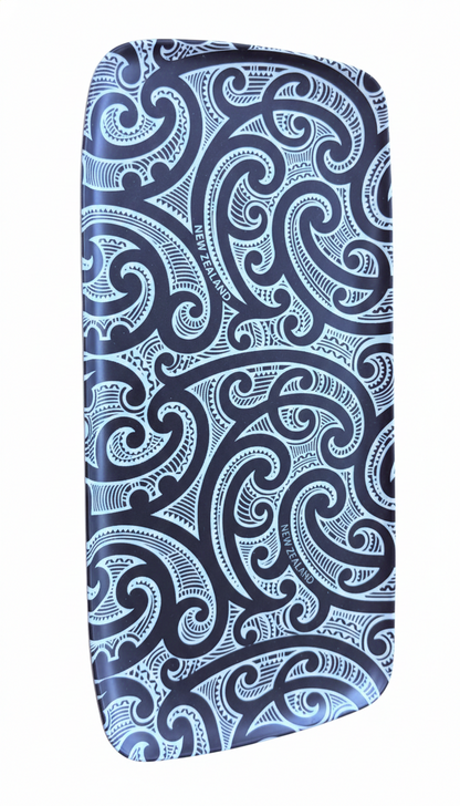 Bamboo Rectangle Tray (Maori Tattoo)