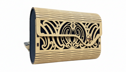 Handmade Wooden Clutch Bag